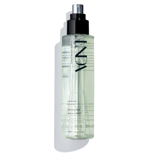 Green Tea Facial Mist without cork on white background