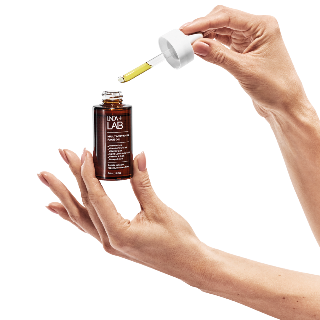 + LAB Multi vitamin Face Oil_Hand